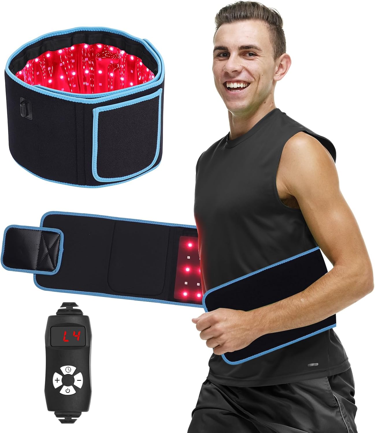 LED 광선치료 마사지 벨트 적색광 온찜질 850nm  - Crossfit Gym 리뷰 및 가격