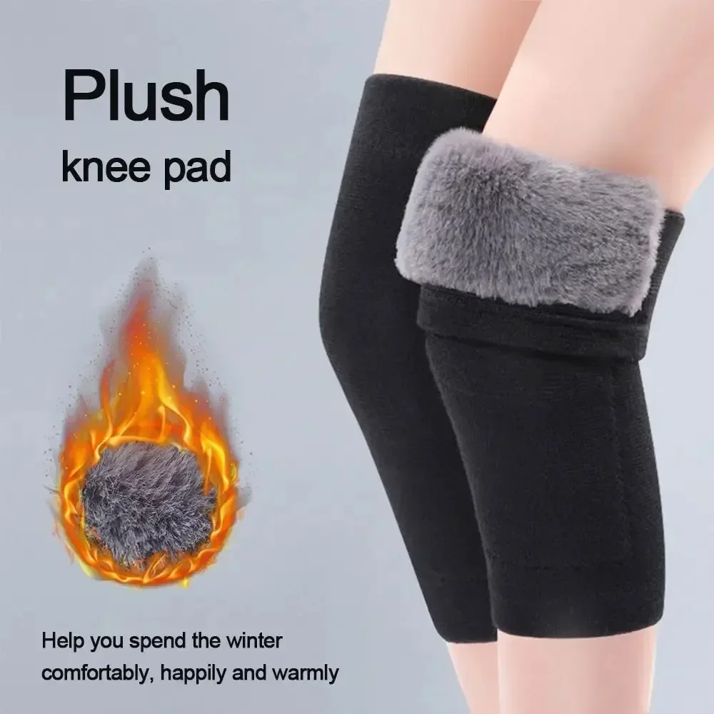 겨울용 따뜻한 무릎 관절 통증 관절염 토끼털 무릎 보호 - Knee Sleeve Pair 리뷰 및 가격