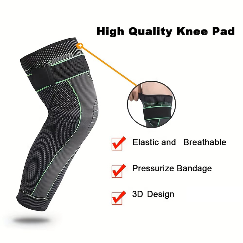 2개입 압박 무릎 보호대, 스트라이프 디자인 스포츠 슬 - Knee Sleeve Pair 리뷰 및 가격
